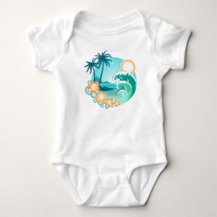 Hawaiian Island 1 Baby Bodysuit
