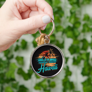 Hawaiian Island Tropical Hawaii Vacation Keychain