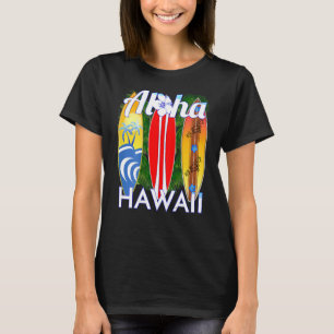 Hawaiian Islands Aloha Hawaii Surf T-Shirt
