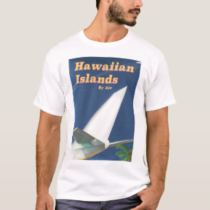 Hawaiian Islands commercial travel poster T-Shirt