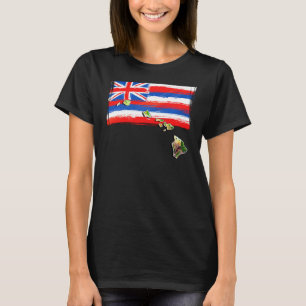 Hawaiian Islands  Hawaii Flag T-Shirt