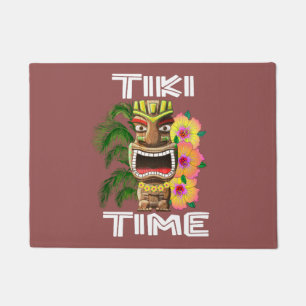 Hawaiian Islands Tiki Statue Doormat