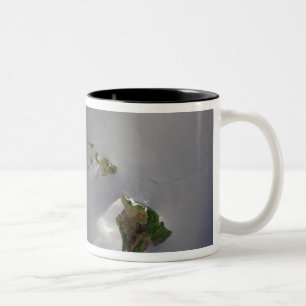 Hawaiian Islands Two-Tone Coffee Mug