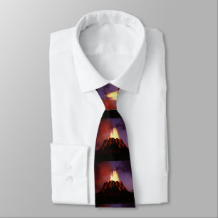 Hawaiian Islands Volcano Tie