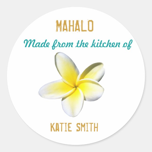 Hawaiian Label (Front)