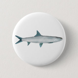 Hawaiian Ladyfish 2 Inch Round Button