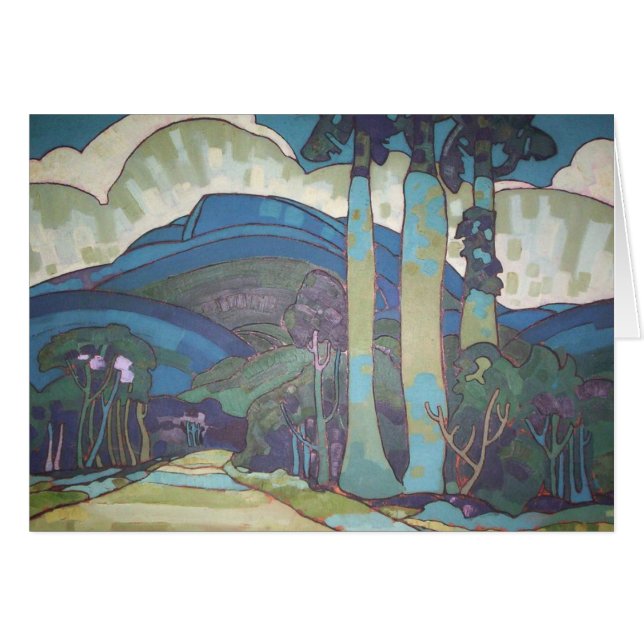 'Hawaiian Landscape' - Arman Manookian Card (Front Horizontal)