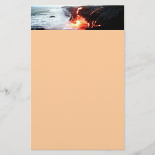 Hawaiian Lava Volcano Stationery
