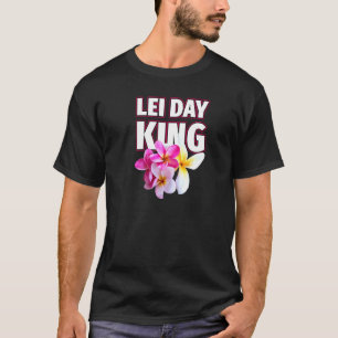 Hawaiian Lei Day King Plumeria Festival Beach T-Shirt