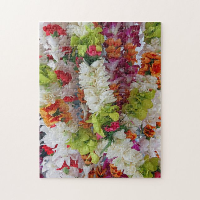 Hawaiian Lei Stand Jigsaw Puzzle (Vertical)