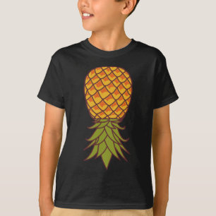 Hawaiian Lifestyle Pineapple Upside Down Tropical T-Shirt