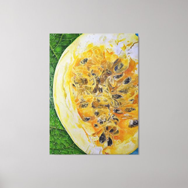 Hawaiian Lilikoi Canvas Print (Front)