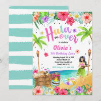 Hawaiian Luau Birthday Party Tropical Birthday