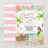 Hawaiian Luau Birthday Party Tropical Birthday