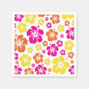 Hawaiian Luau Kids Birthday Party Napkin