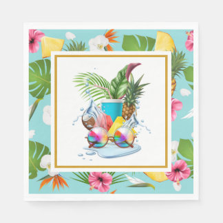 Hawaiian Luau Party Napkin