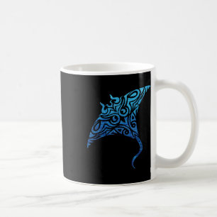 Hawaiian Manta Ray Tribal Polynesian Tattoo Pacifi Coffee Mug