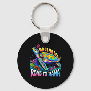 Hawaiian Maui Hawaii Turtle Vacation Group Trip Oc Keychain