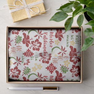 Hawaiian Mele Kalikimaka 3 Tissue Paper