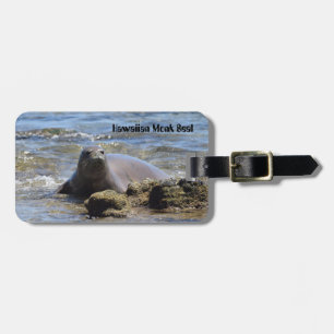 Hawaiian Monk Seal Luggage Tag