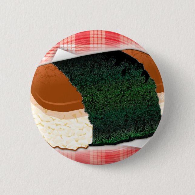 Hawaiian Musubi 2 Inch Round Button (Front)