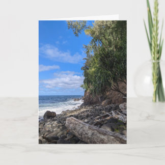 Hawaiian Natural Landscape Photography Card