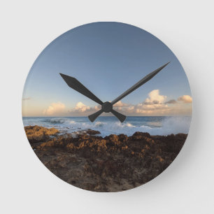 Hawaiian Natural Landscape Photography Round Clock