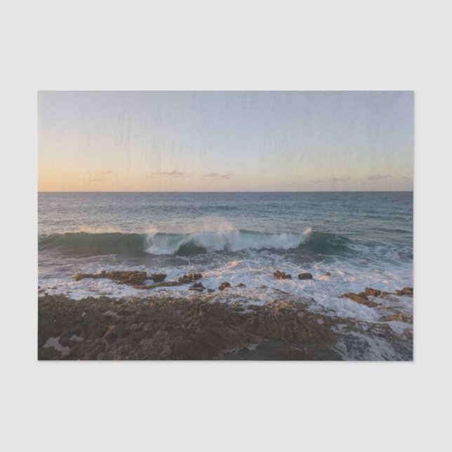 Hawaiian Natural Landscape Tissue Paper (Front)