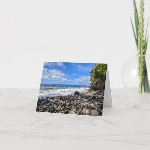 Hawaiian Ocean Peaceful Scene Thank You Card