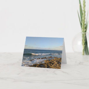 Hawaiian Ocean Peaceful Scene Thank You Card
