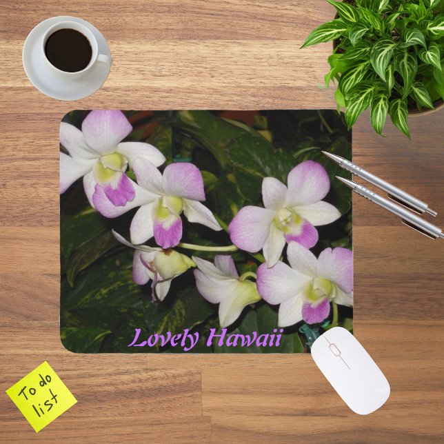Hawaiian Orchids Mousepad (Creator Uploaded)