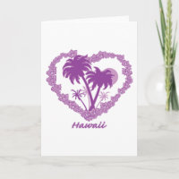 Hawaiian Palm Tree Heart