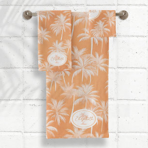 Hawaiian Palm Tree Silhouette Motif Tacao ID1093