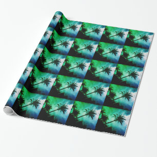 Hawaiian Palm Trees Wrapping Paper