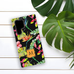 Hawaiian Paradise Tropical Plants Black  Samsung Galaxy Case<br><div class="desc">Infuse a taste of exotic paradise into your Samsung Galaxy Ultra phone with our captivating Hawaiian Paradise Tropical Plants Black Case. Crafted with a dynamic array of tropical, vibrant blooms and luxuriant foliage set against a polished black backdrop, this case not only safeguards your gadget but also introduces a chic...</div>