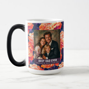Hawaiian Peonies Bouquet Happy Dad Day Iced Coffee Magic Mug