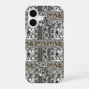 Hawaiian Petroglyph Tapa CLoth Phone Case