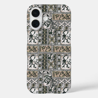 Hawaiian Petroglyph Tapa Cloth Phone Case