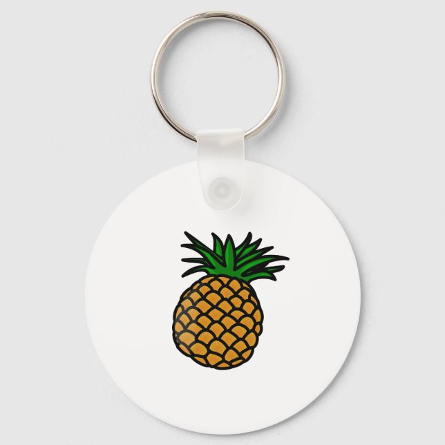Hawaiian Pineapple Keychain (Front)