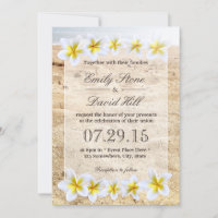 Hawaiian Plumeria Flowers Beach Theme Wedding