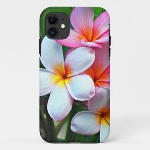 Hawaiian Plumeria flowers iPhone 11 Case