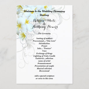 Hawaiian Plumeria Program Template