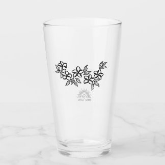 Hawaiian Plumeria Water Glasses