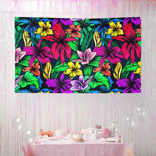 Hawaiian Print Banner (Party)