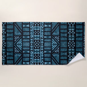 Hawaiian Print Beach Towel