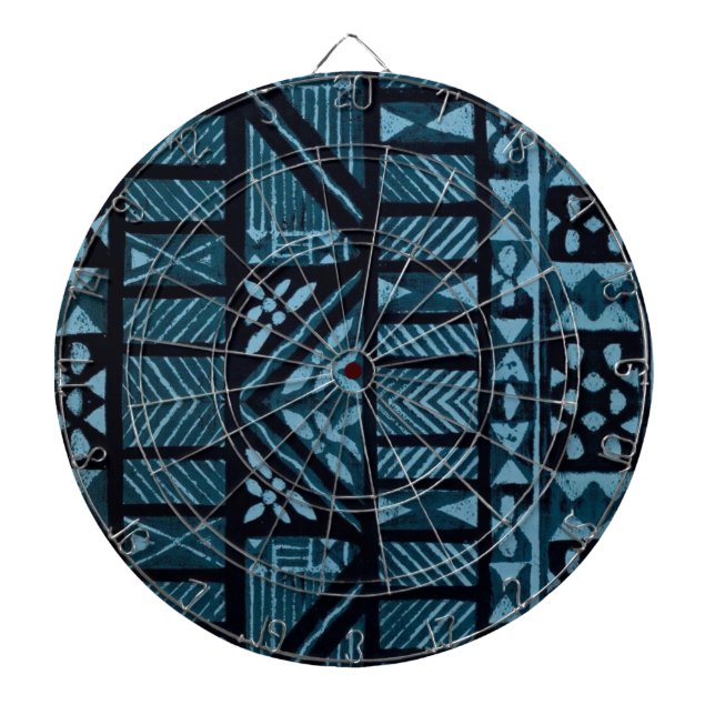 Hawaiian Print  Dartboard (Front)