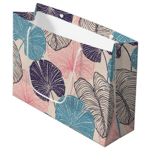 Hawaiian print  large gift bag