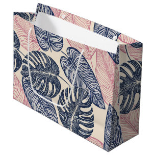 Hawaiian print  large gift bag