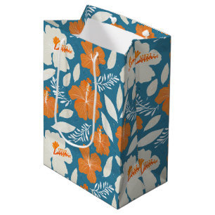 Hawaiian print  medium gift bag
