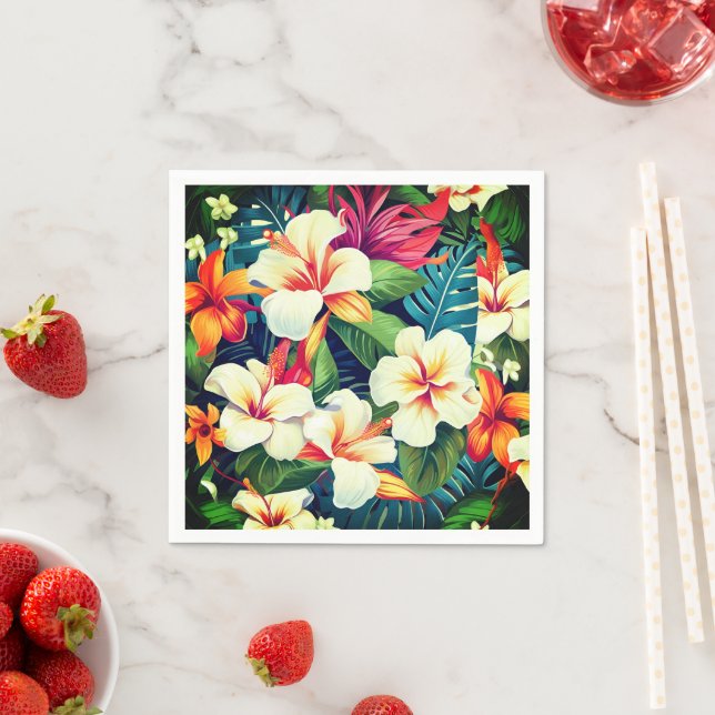 Hawaiian Print  Napkin (Insitu)